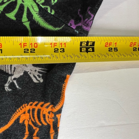 Hyde and Eek Dino skeleton long sleeve tee PJ top Halloween spooky casual plus - Picture 5 of 6